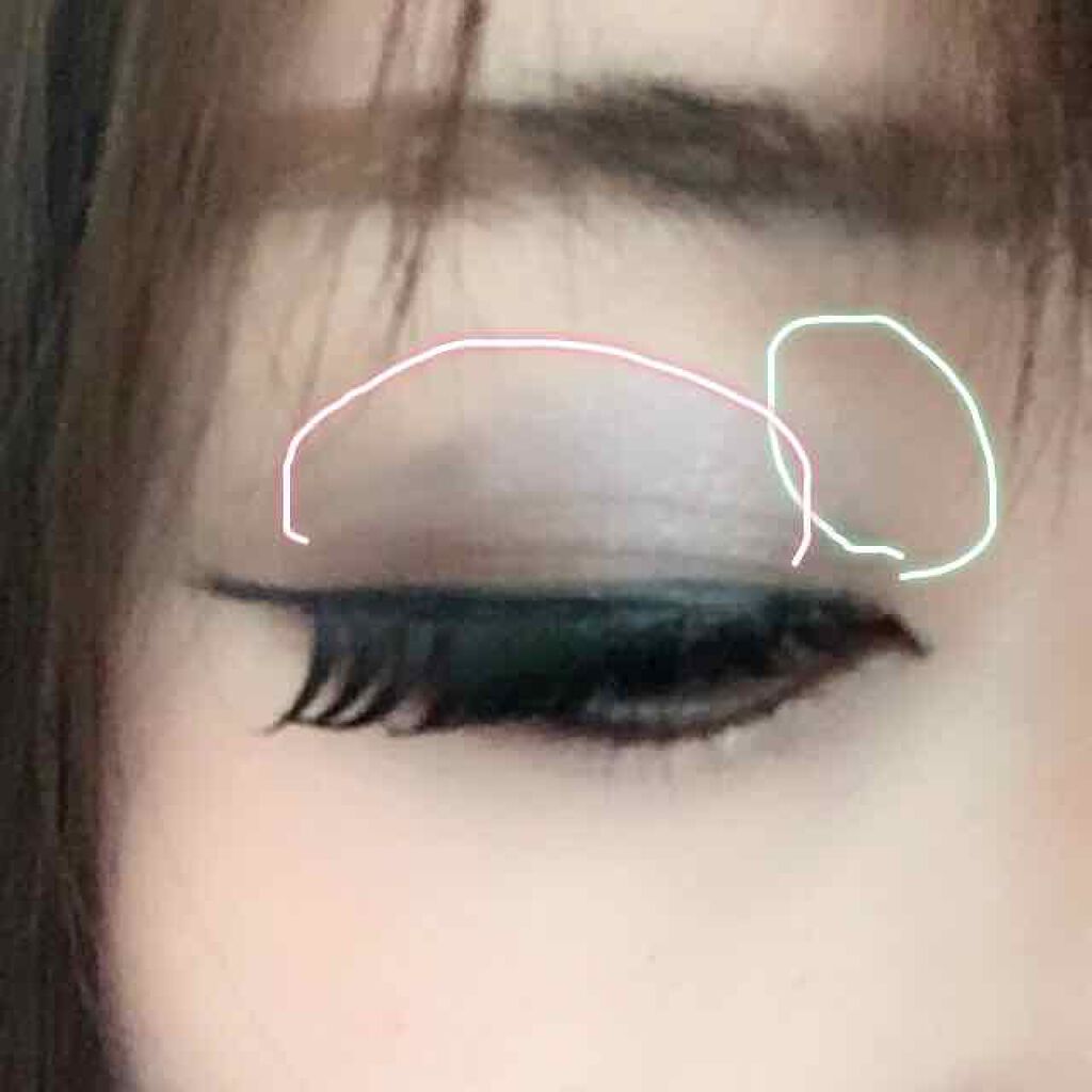 ペンシルアイカラー クリームラメ/ドーリーウインク/ペンシルアイライナーを使ったクチコミ(2枚目)
