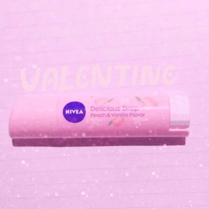 ニベア フレーバーリップ デリシャスドロップ ピーチの香り/ニベア/リップクリームを使ったクチコミ(1枚目)