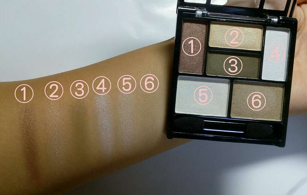 エルファー シャインカラーアイズ/DAISO/アイシャドウパレットを使ったクチコミ(1枚目)