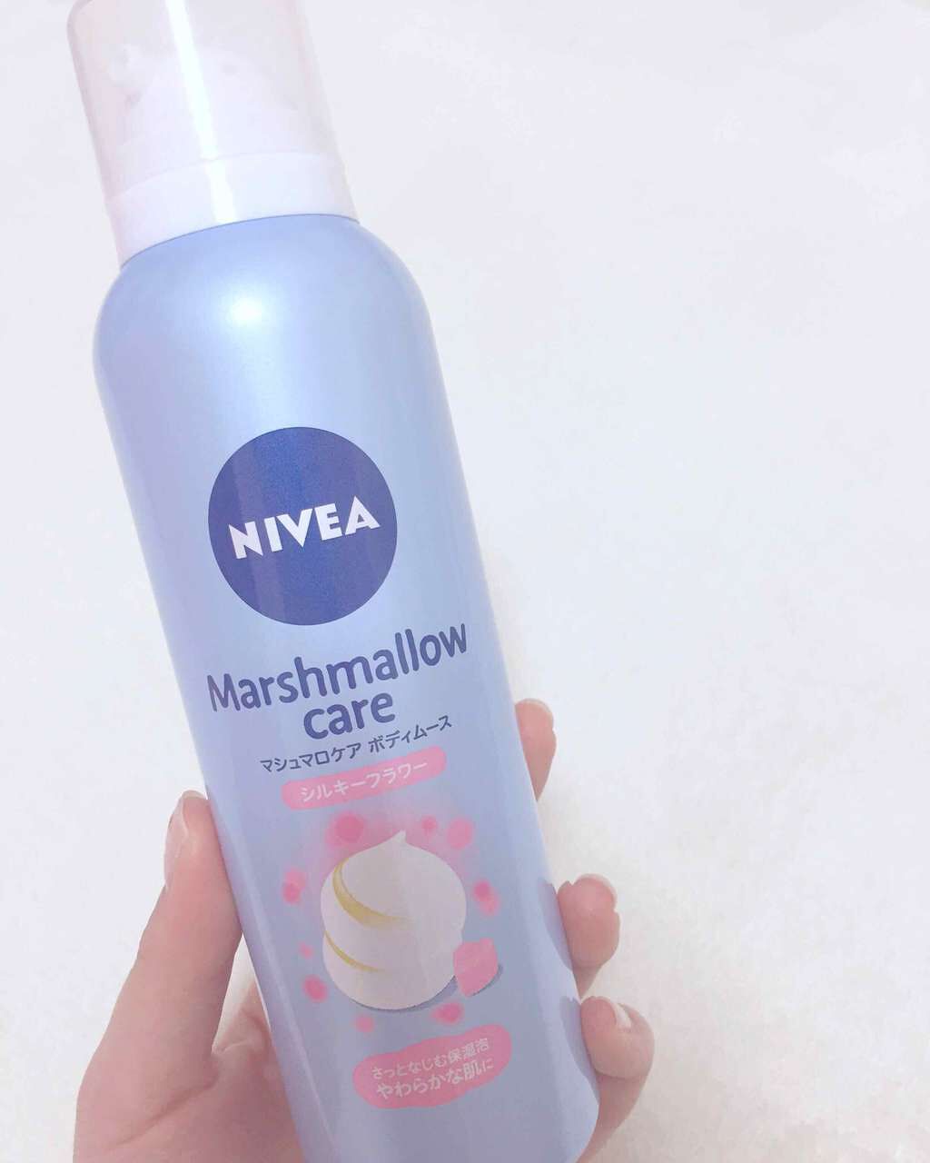 マシュマロケア ボディムース シルキーフラワー/ニベア/ボディローションを使ったクチコミ(1枚目)