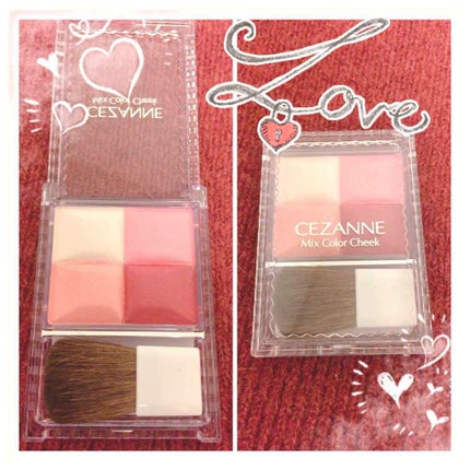 ミックスカラーチーク/CEZANNE/パウダーチークを使ったクチコミ(3枚目)