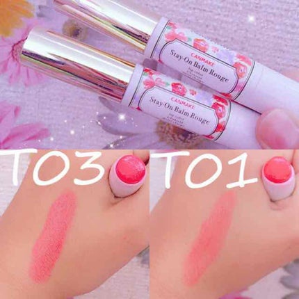 ステイオンバームルージュ/キャンメイク/口紅を使ったクチコミ(1枚目)