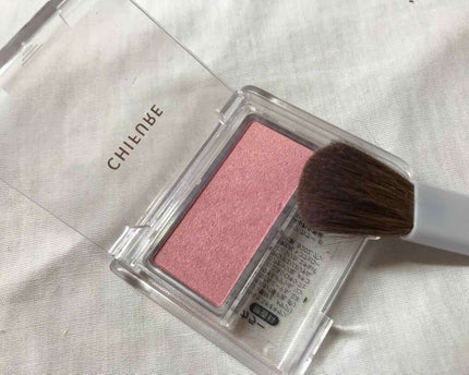 チーク カラー(ブラシ付)/ちふれ/パウダーチークを使ったクチコミ(1枚目)