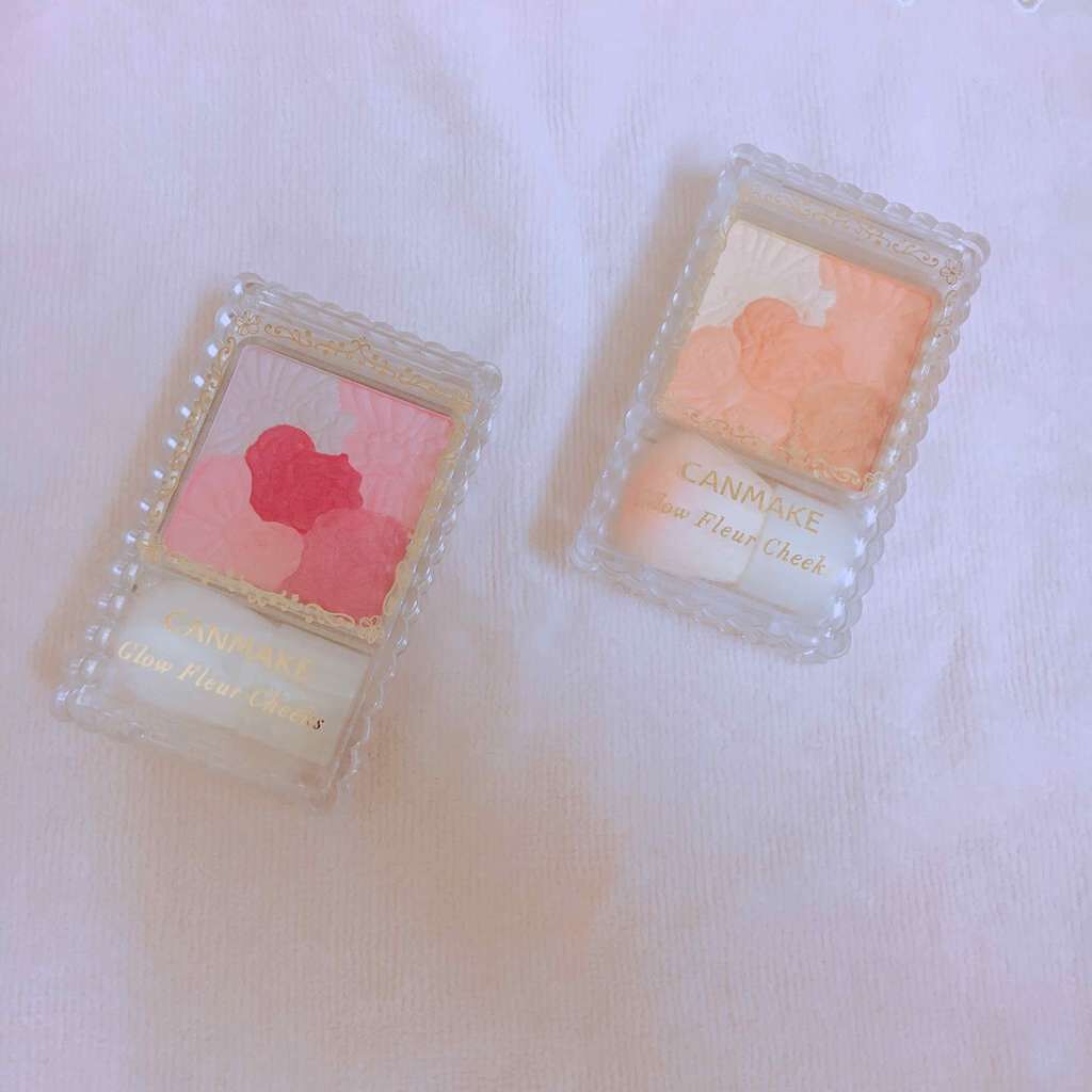 グロウフルールチークス/キャンメイク/パウダーチークを使ったクチコミ（1枚目）