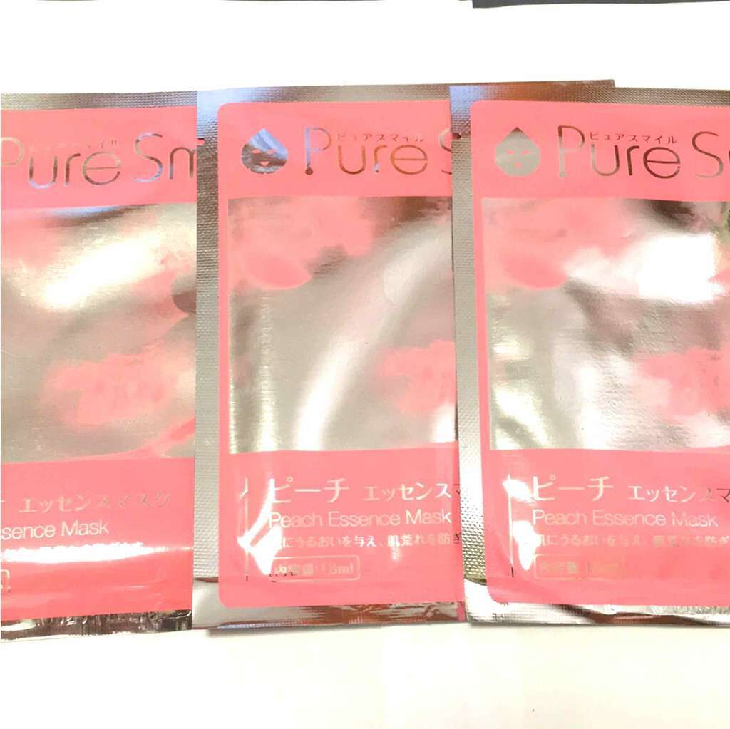 エッセンスマスク 毎日マスク8枚セット ピーチ/Pure Smile/シートマスク・パックを使ったクチコミ(1枚目)