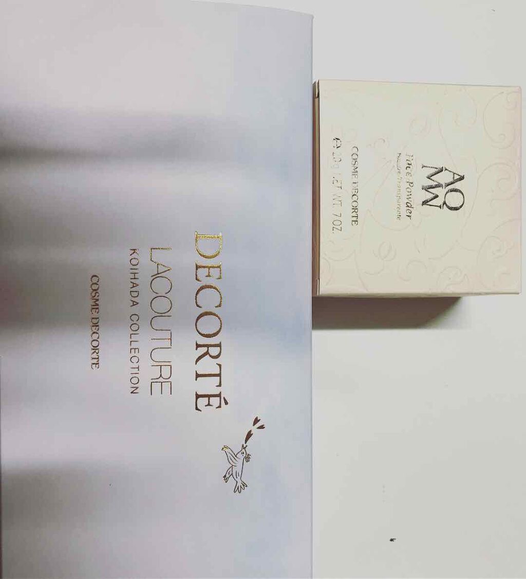 AQ MW フェイスパウダー/DECORTÉ/ルースパウダーを使ったクチコミ(1枚目)