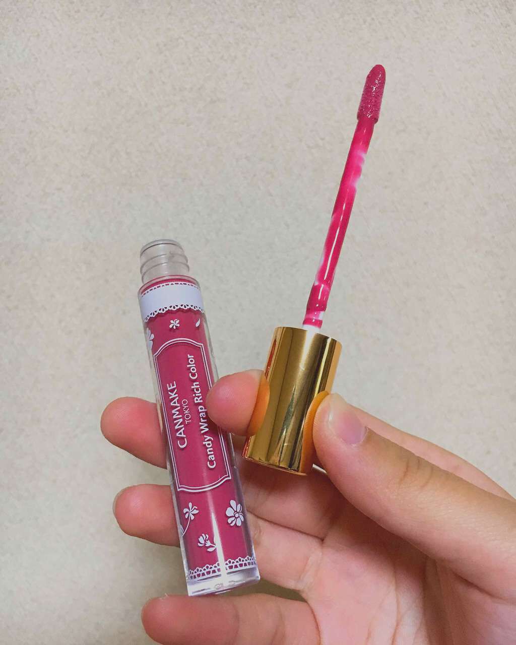 キャンディラップリッチカラー/キャンメイク/リップグロスを使ったクチコミ(1枚目)