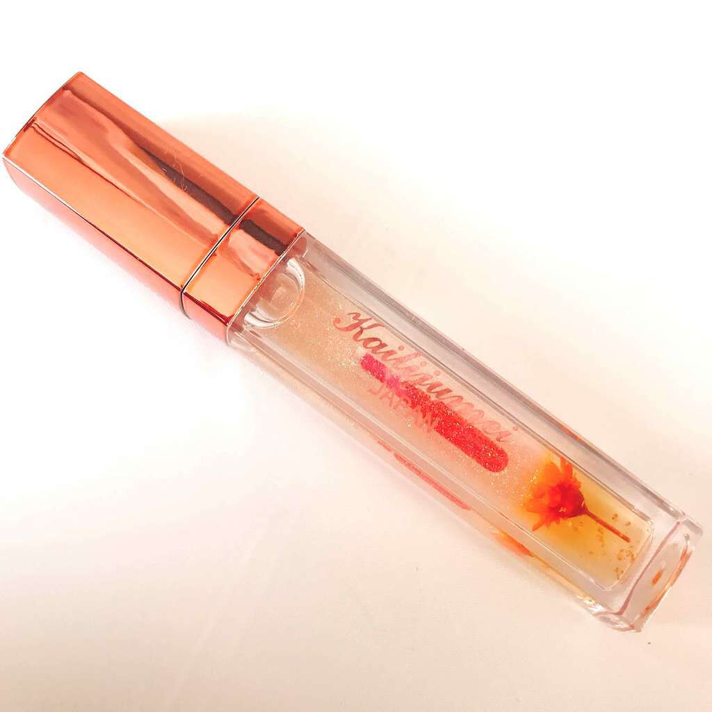 フラワーリップグロス/Kailijumei/リップグロスを使ったクチコミ(1枚目)