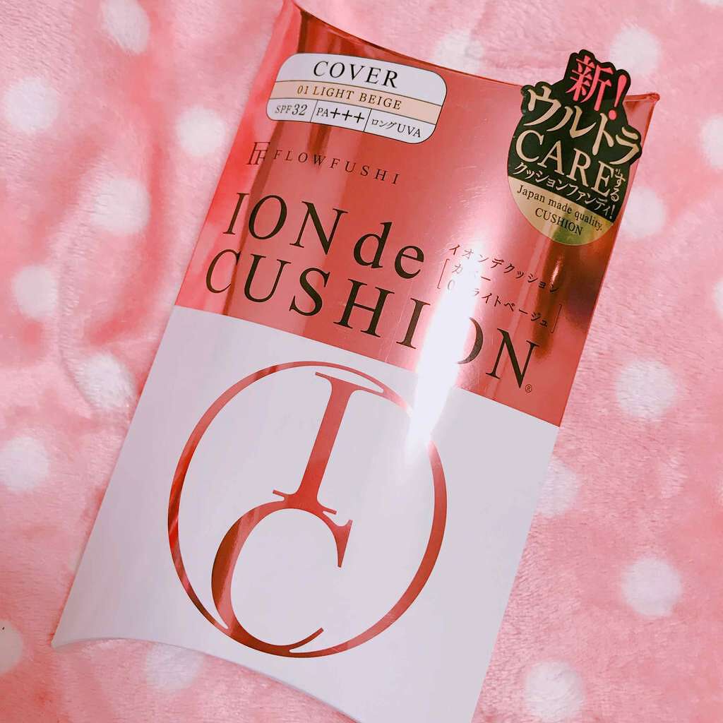 イオン デ クッション/UZU BY FLOWFUSHI/クッションファンデーションを使ったクチコミ（1枚目）