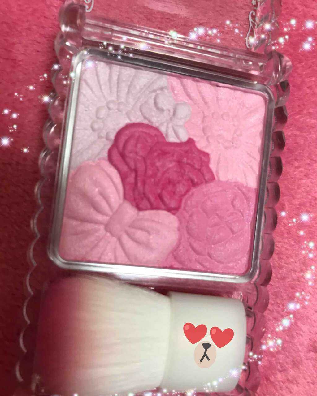 グロウフルールチークス/キャンメイク/パウダーチークを使ったクチコミ（2枚目）