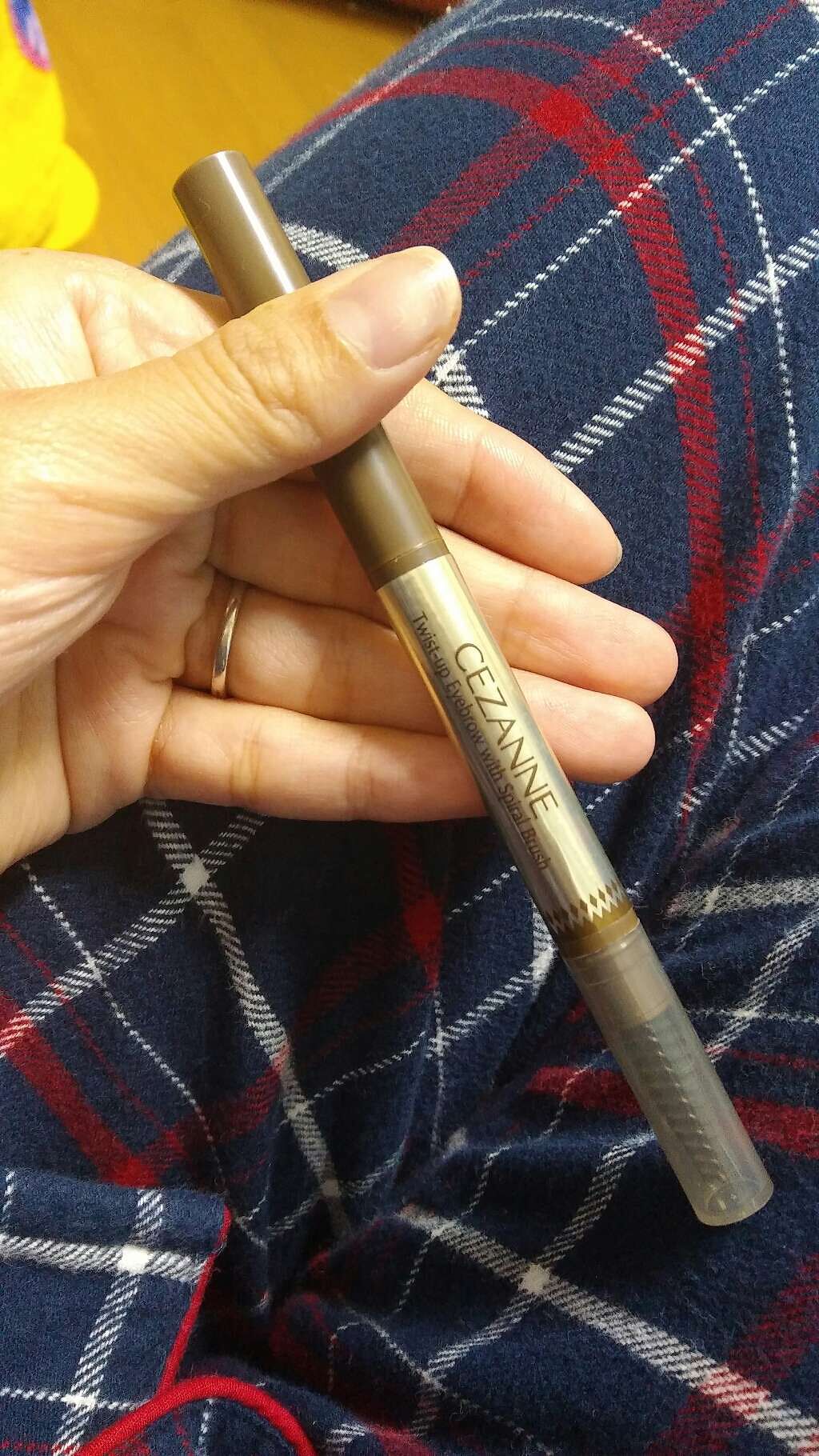 ブラシ付きアイブロウ繰り出し/CEZANNE/アイブロウペンシルを使ったクチコミ（1枚目）