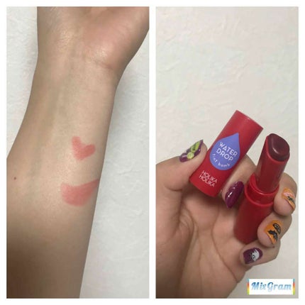 WATER DROP tint bomb/HOLIKA HOLIKA/リップグロスを使ったクチコミ(1枚目)