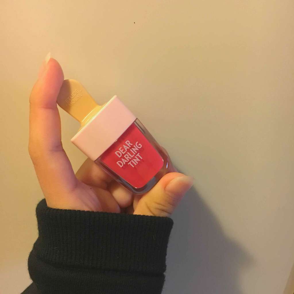 ディアダーリン ウォータージェルティント （アイスティント）/ETUDE/口紅を使ったクチコミ（2枚目）
