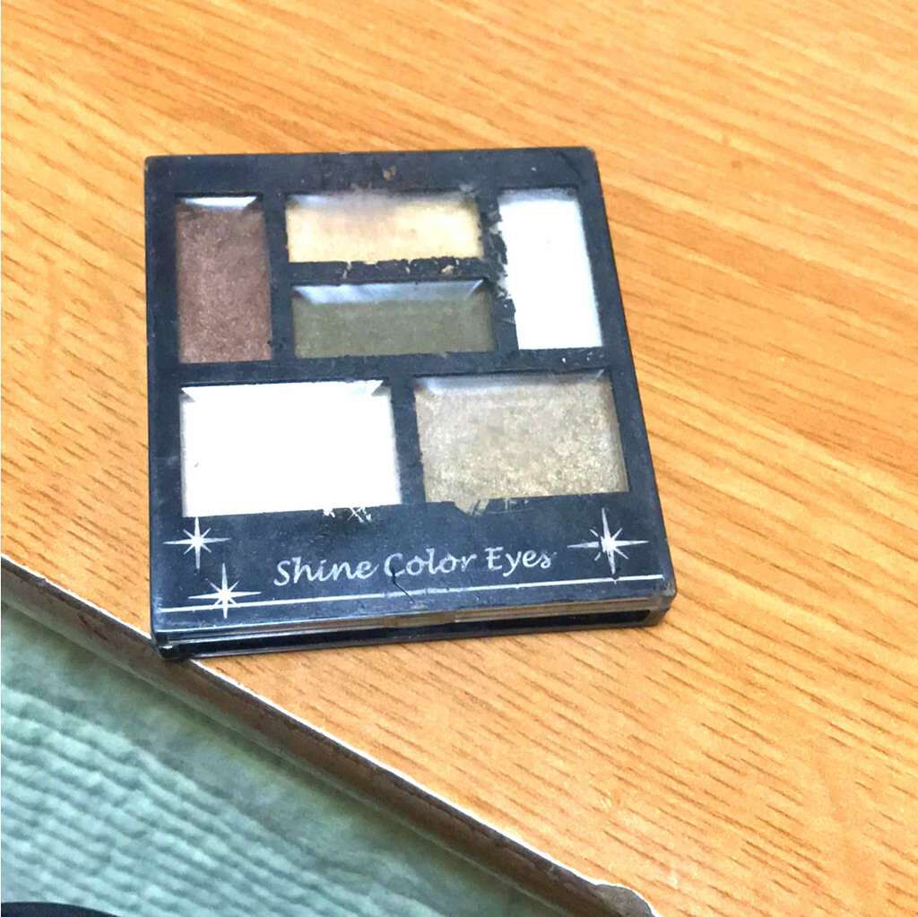 エルファー シャインカラーアイズ/DAISO/アイシャドウパレットを使ったクチコミ(1枚目)