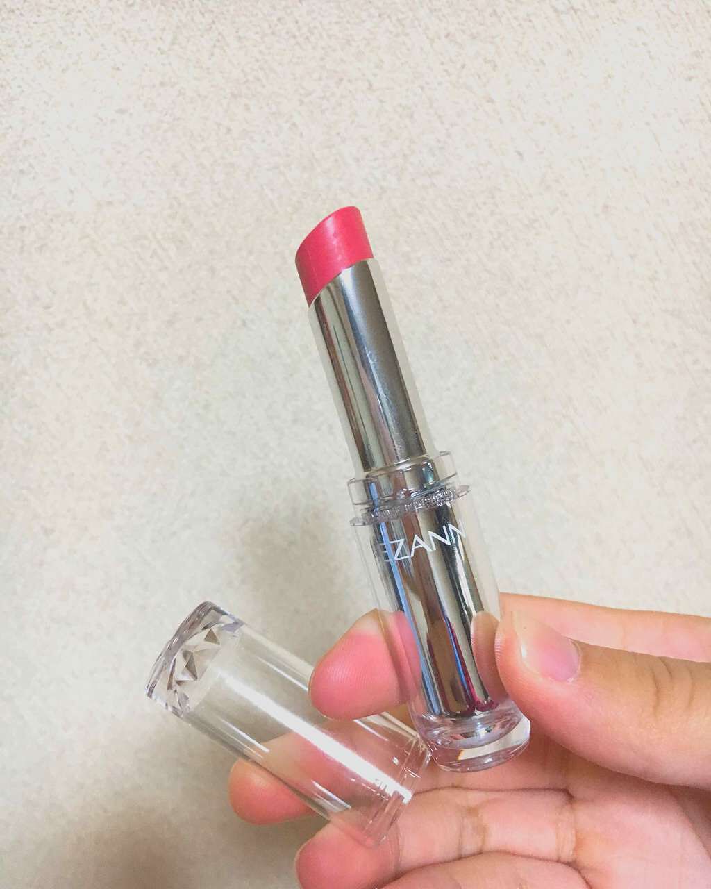 ラスティンググロスリップ/CEZANNE/口紅を使ったクチコミ(1枚目)