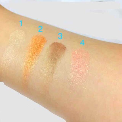 カラフルアイシャドウ/DAISO/アイシャドウパレットを使ったクチコミ(2枚目)