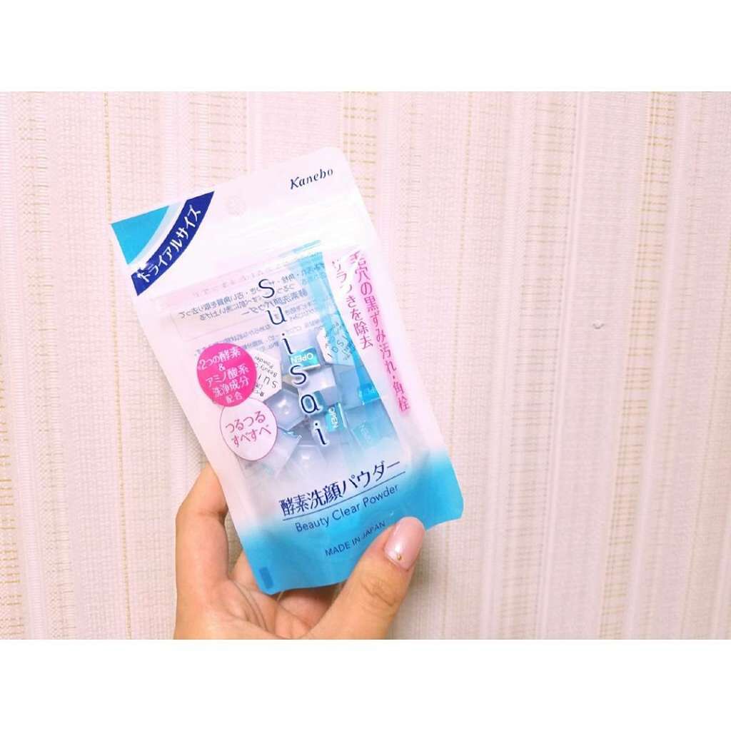 スイサイ ビューティクリア パウダーウォッシュ/suisai/洗顔パウダーを使ったクチコミ(1枚目)