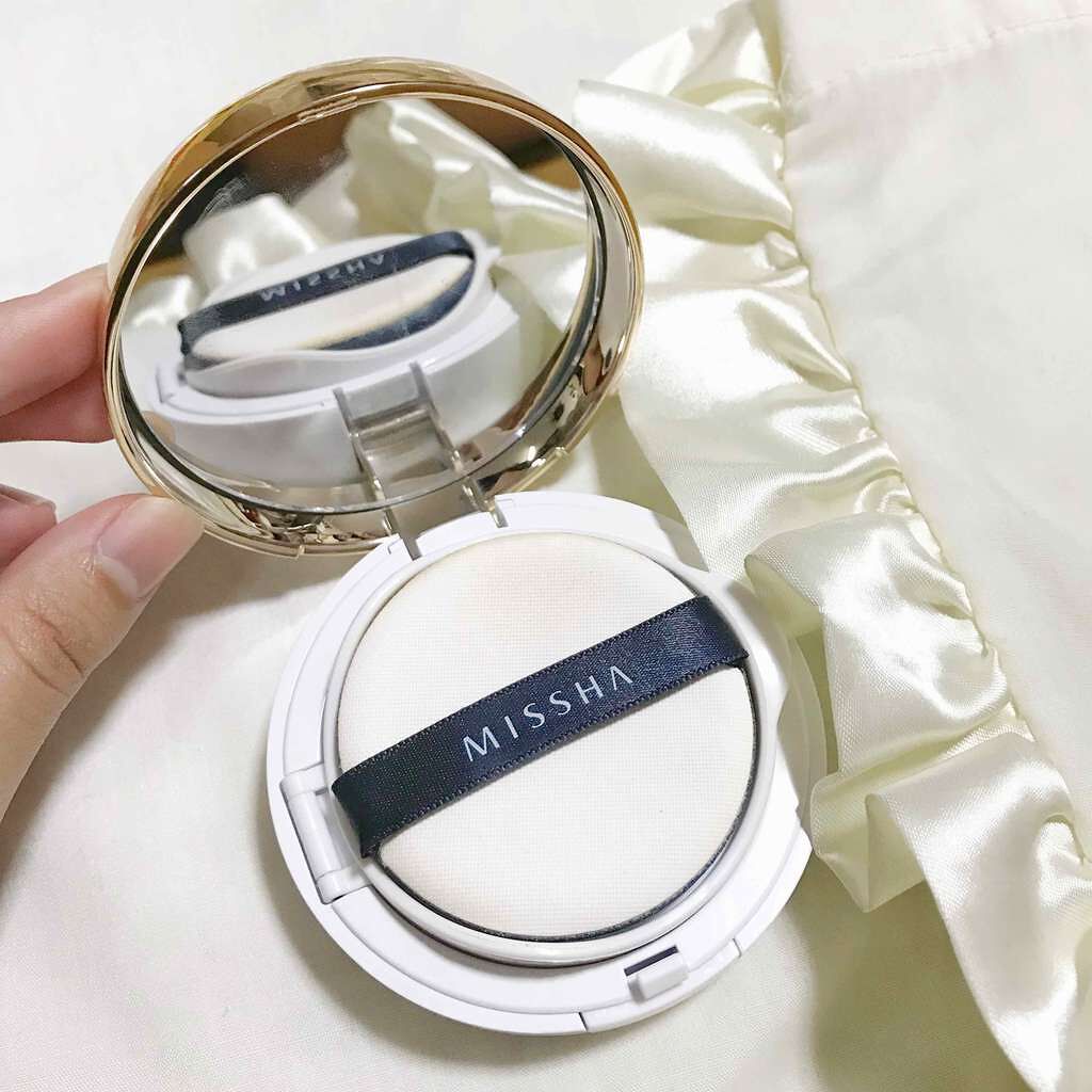 M クッション ファンデーション(モイスチャー)/MISSHA/クッションファンデーションを使ったクチコミ(2枚目)