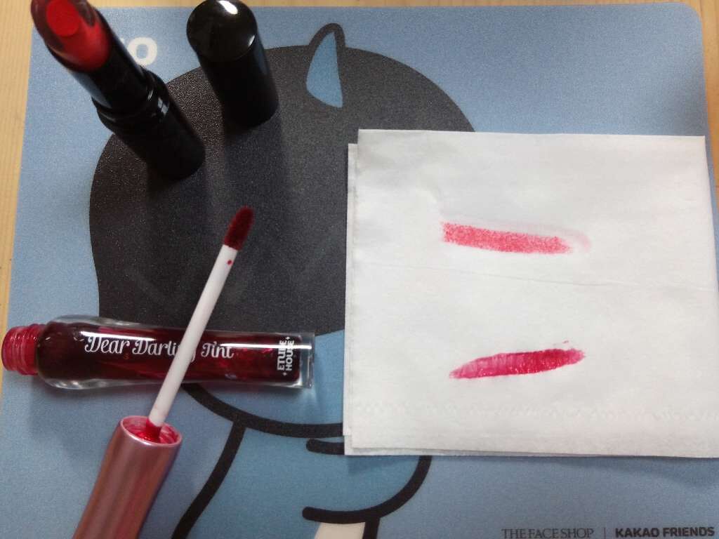 ディアダーリン リップティント(旧)/ETUDE/口紅を使ったクチコミ(2枚目)