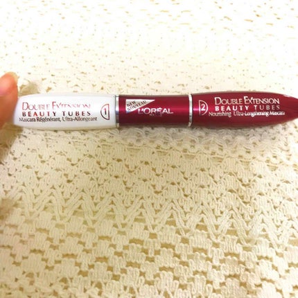ロレアル パリ ダブルエクステンション ビューティ チューブのクチコミ「
☆ロレアルパリ ダブル エクステンション
ビューティチューブ
ベースコートとトップコートが.....」(1枚目)