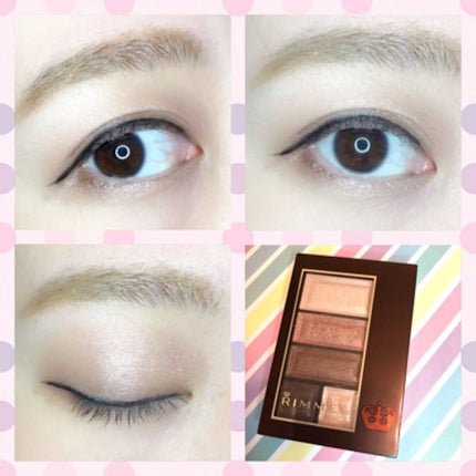 ショコラスウィート アイズ/リンメル ロンドン/アイシャドウパレットを使ったクチコミ(1枚目)