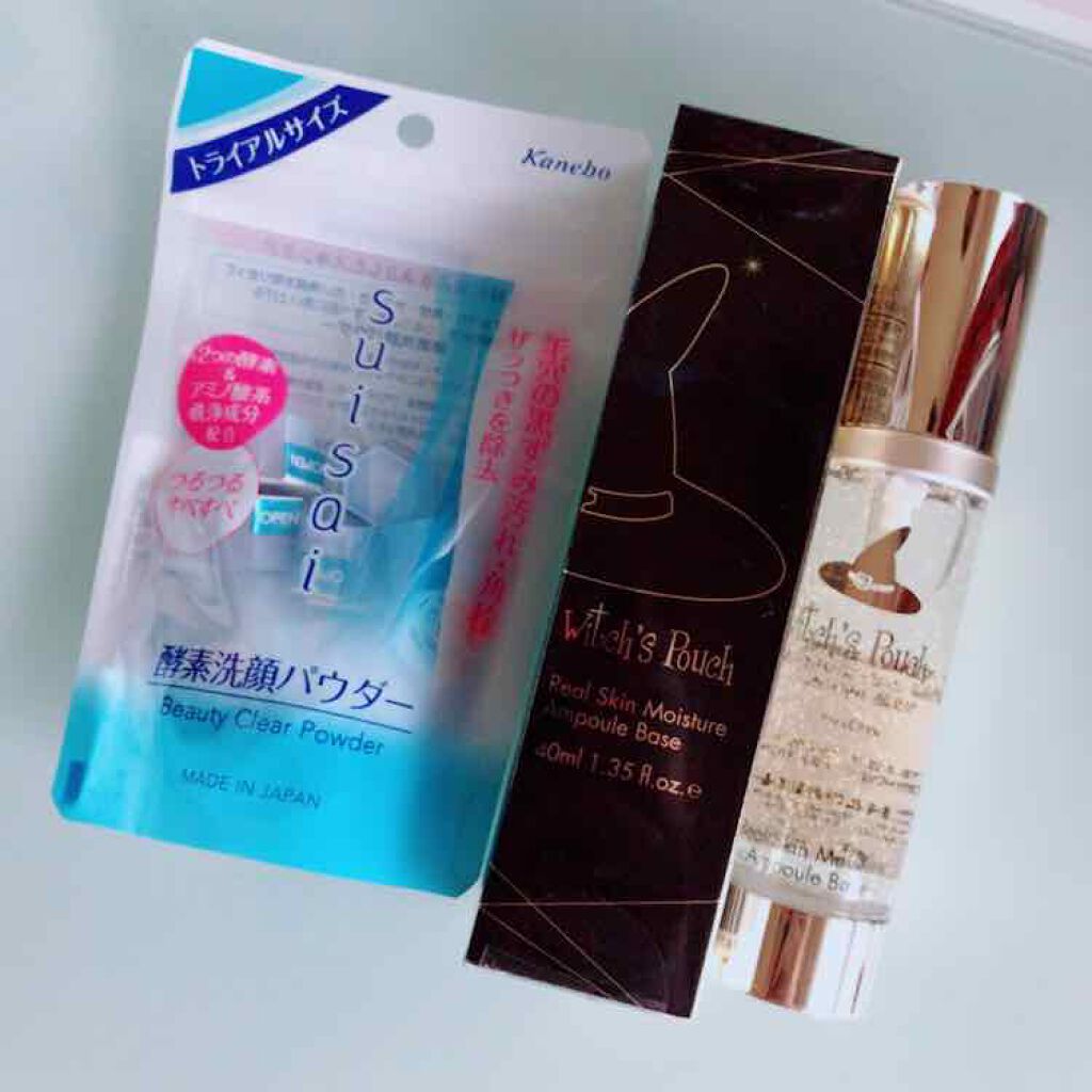 スイサイ ビューティクリア パウダーウォッシュ/suisai/洗顔パウダーを使ったクチコミ（1枚目）