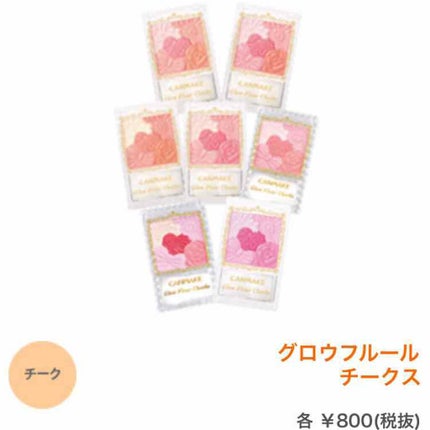 グロウフルールチークス/キャンメイク/パウダーチークを使ったクチコミ(1枚目)