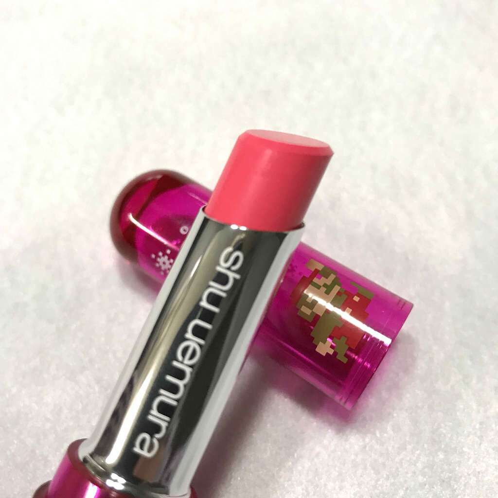 ルージュ アンリミテッド シアーシャイン/shu uemura/口紅を使ったクチコミ(3枚目)