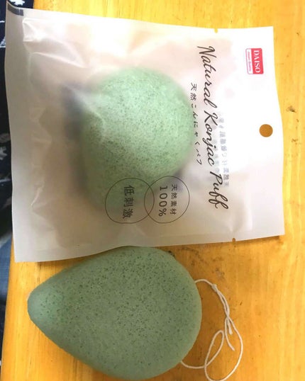 天然こんにゃくパフ/DAISO/その他スキンケアグッズを使ったクチコミ(1枚目)