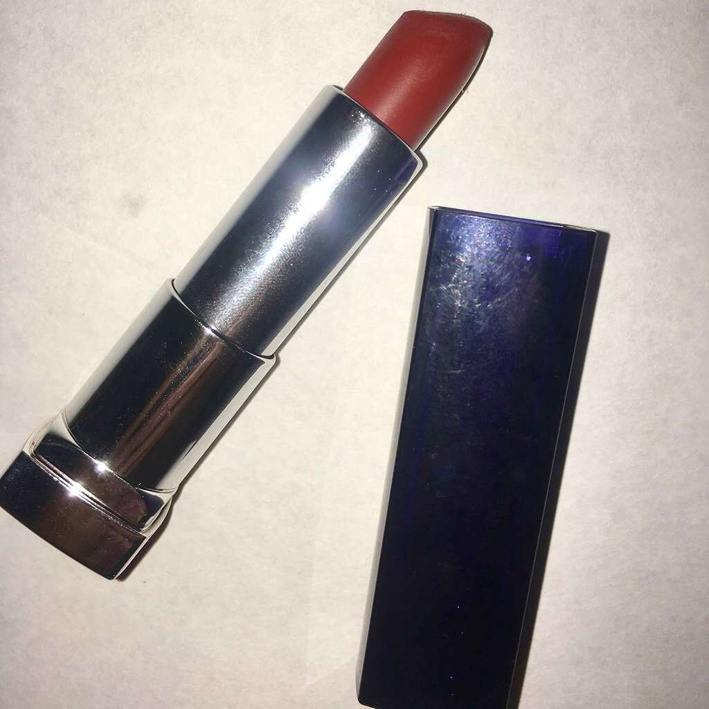 カラーセンセーショナル リップスティック B ＜ローデッド ボールズ コレクション＞ 05 モード バーガンディ/MAYBELLINE NEW YORK/口紅を使ったクチコミ（1枚目）