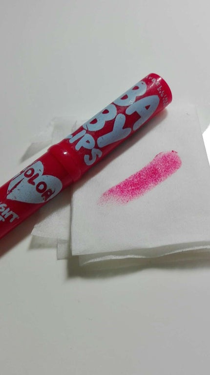 リップクリーム カラー BABY LIPS/MAYBELLINE NEW YORK/リップケアを使ったクチコミ(1枚目)