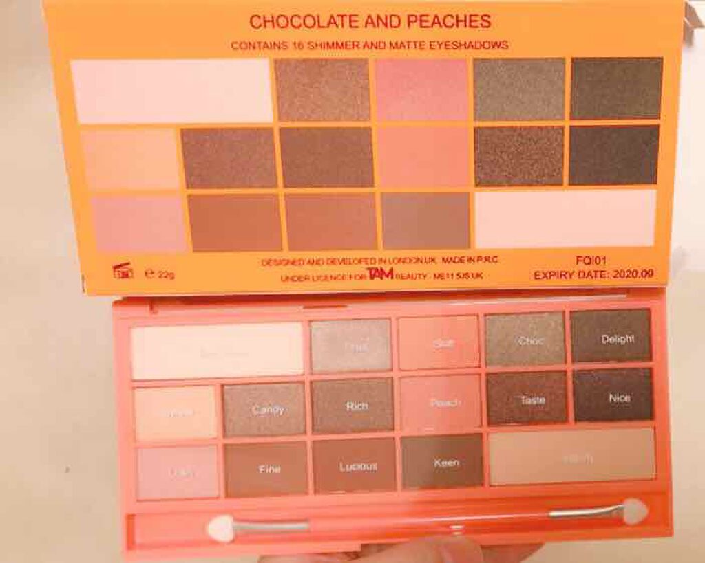 アイラブチョコレート/MAKEUP REVOLUTION/アイシャドウパレットを使ったクチコミ(2枚目)