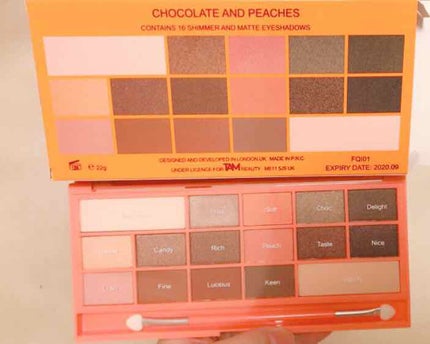 アイラブチョコレート/MAKEUP REVOLUTION/アイシャドウパレットを使ったクチコミ(2枚目)