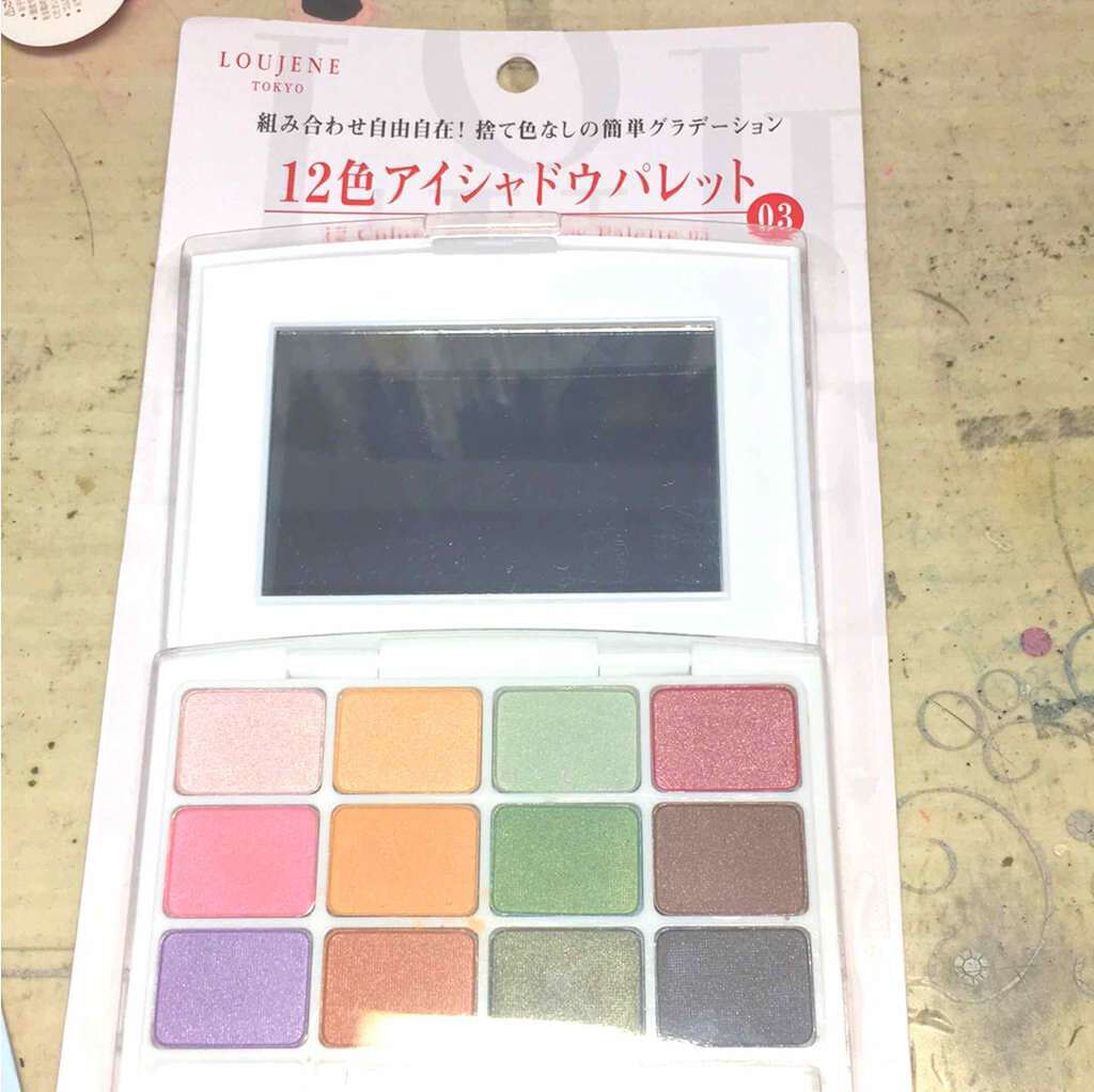 12色アイシャドウパレット/LOUJENE/アイシャドウパレットを使ったクチコミ(1枚目)