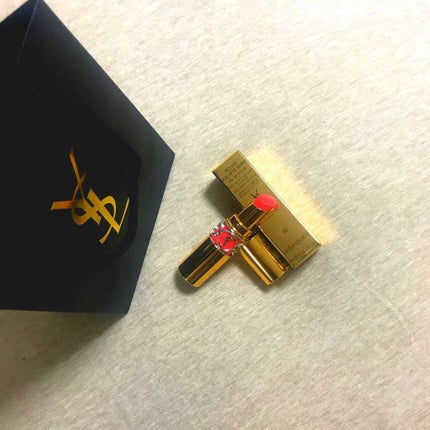 ルージュ ヴォリュプテ シャイン/YVES SAINT LAURENT BEAUTE/口紅を使ったクチコミ(1枚目)