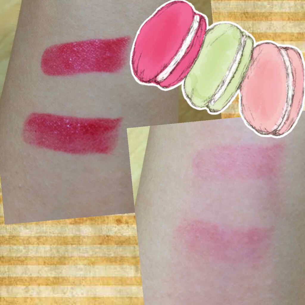 ハートマークダブルカラー/Heng Fang/口紅を使ったクチコミ(4枚目)