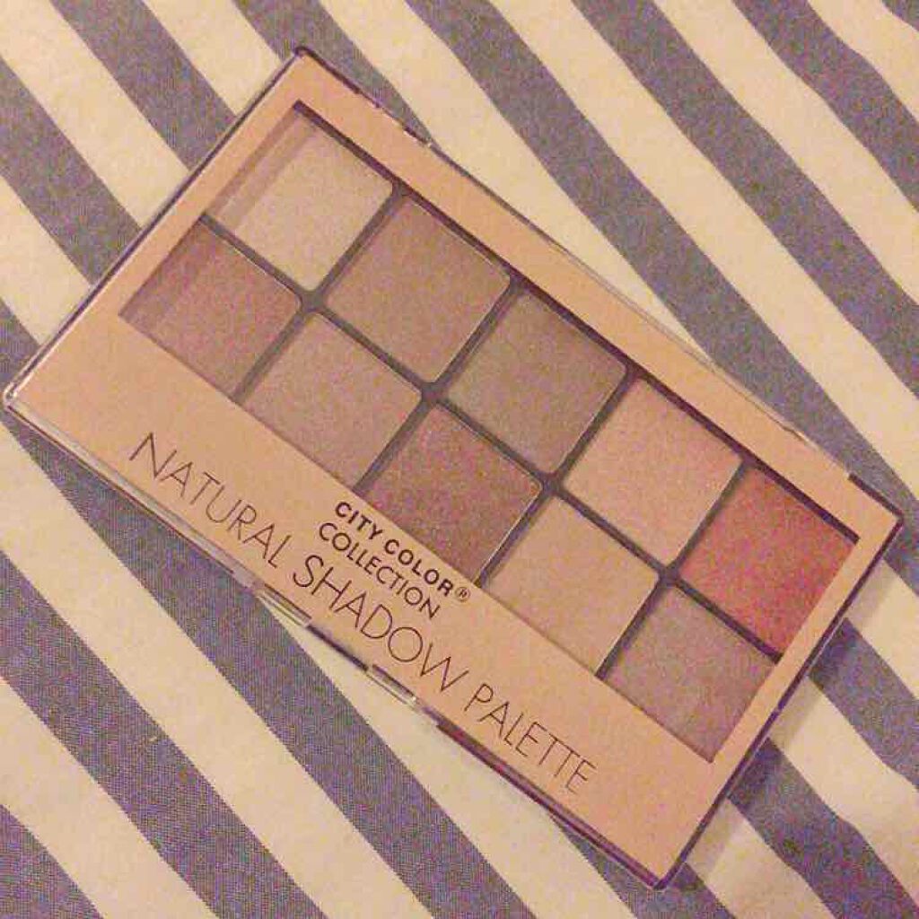 NATURAL SHADOW PALETTE/CITY COLOR/アイシャドウパレットを使ったクチコミ(1枚目)