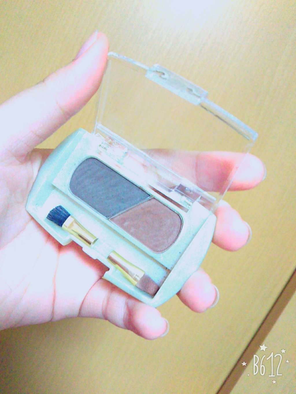 エバビレーナ アイブローパウダー/DAISO/パウダーアイブロウを使ったクチコミ（2枚目）