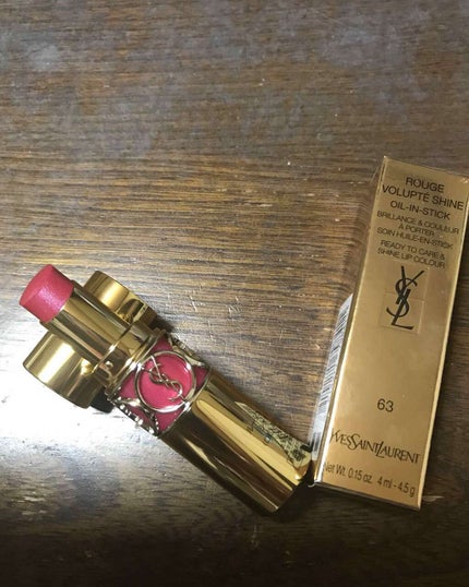 ルージュ ヴォリュプテ シャイン/YVES SAINT LAURENT BEAUTE/口紅を使ったクチコミ(1枚目)