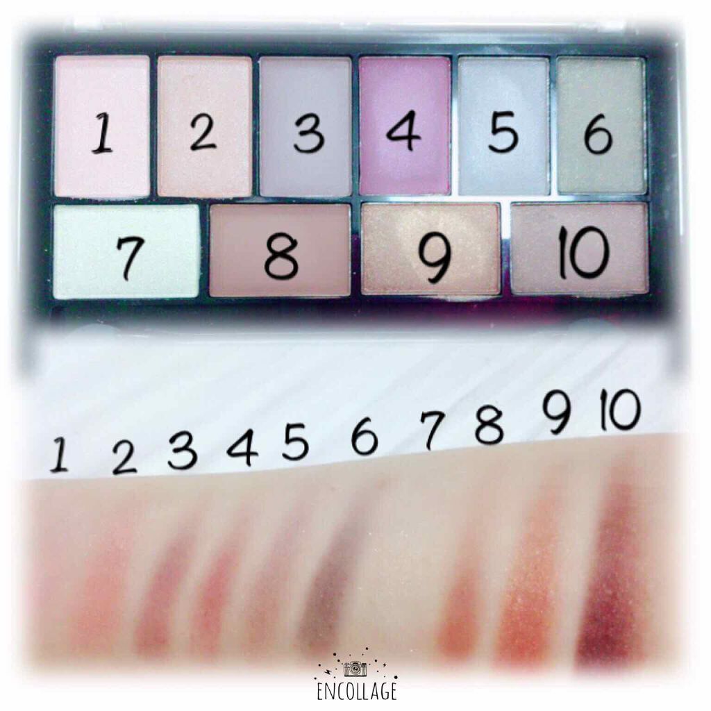 10カラーアイシャドウ/エンジェルハート/アイシャドウパレットを使ったクチコミ(2枚目)