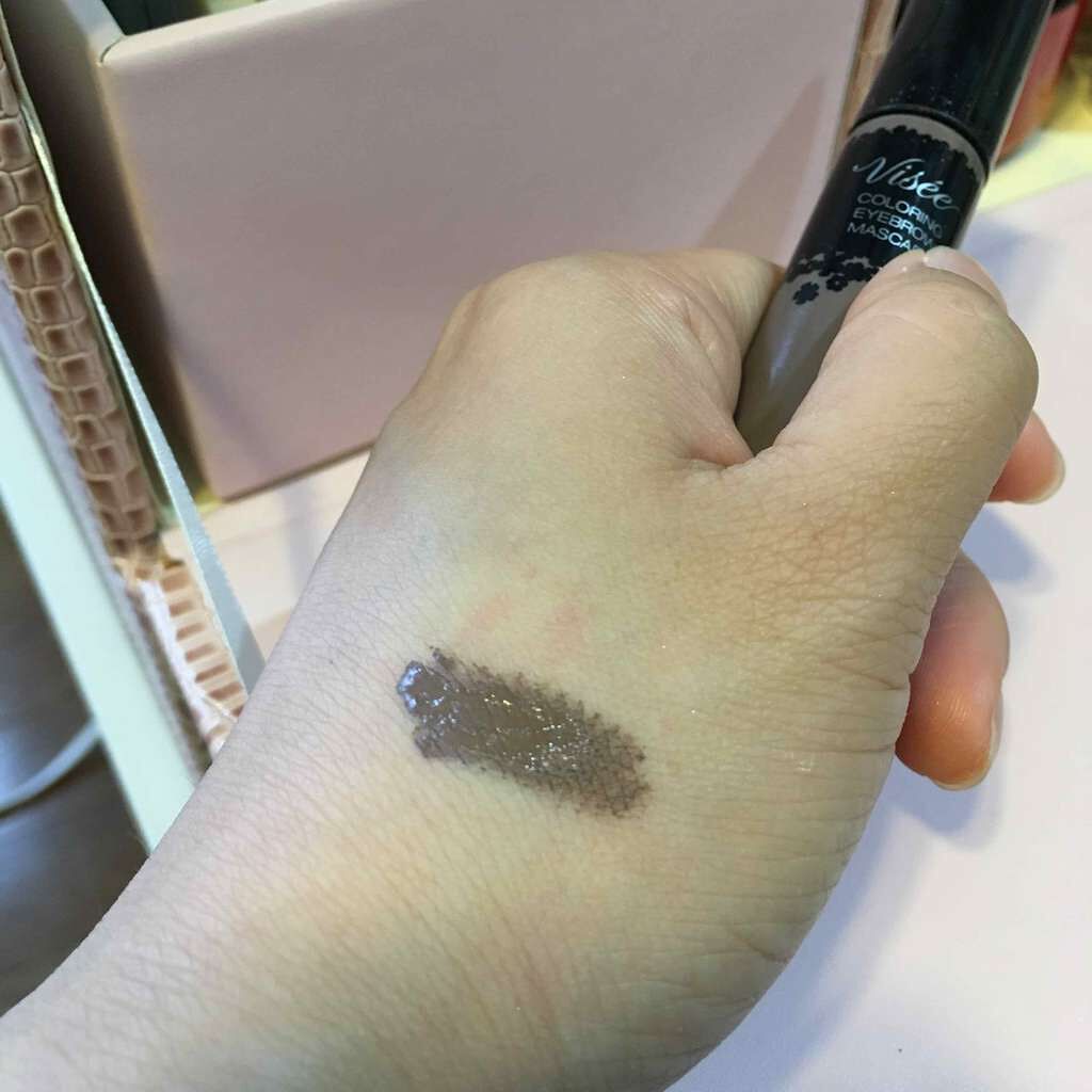 リシェ カラーリング アイブロウマスカラ/Visée/眉マスカラを使ったクチコミ(1枚目)