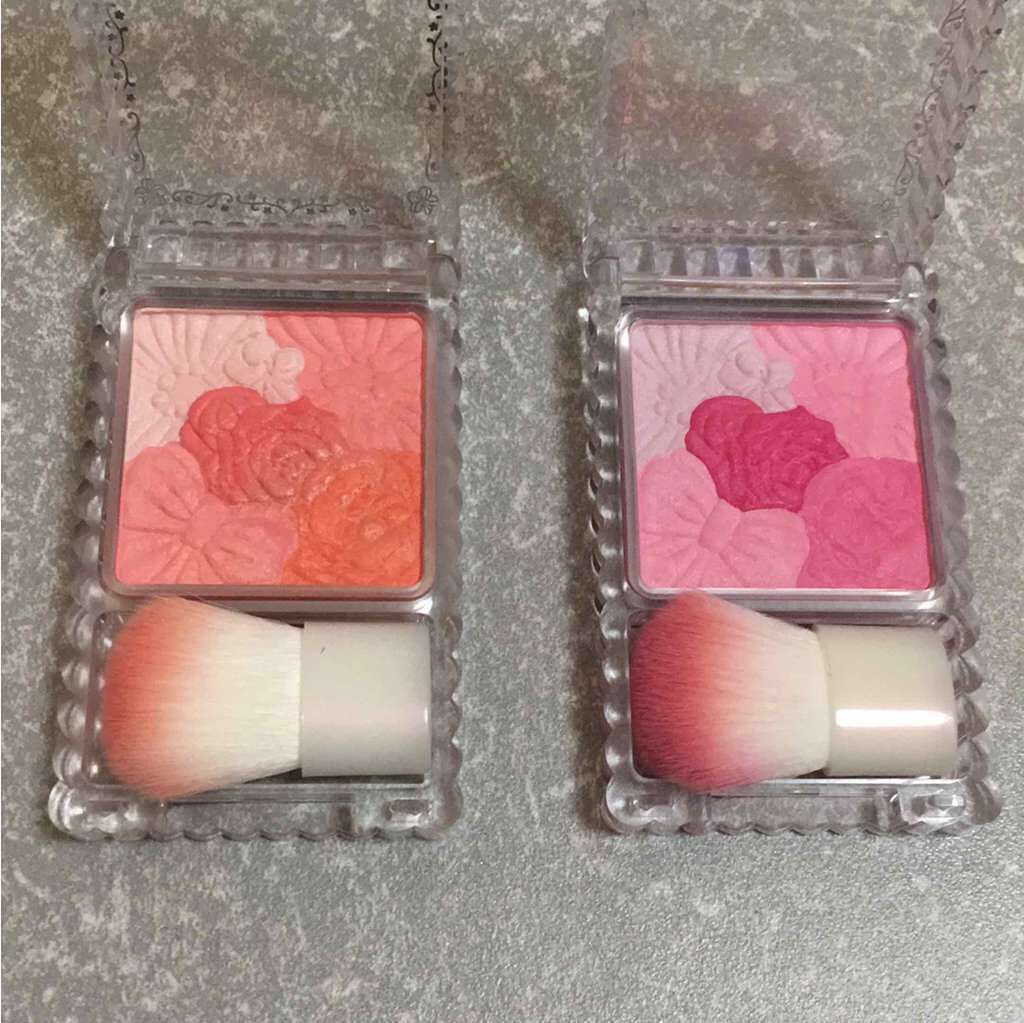 春姫 チークブラシ/DAISO/メイクブラシを使ったクチコミ（2枚目）