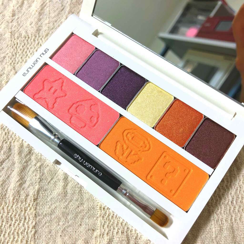 ピーチ'S アイ ＆ チーク パレット/shu uemura/メイクアップキットを使ったクチコミ（2枚目）