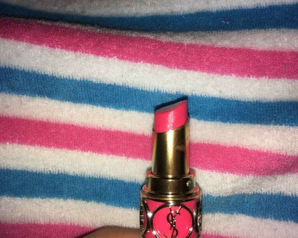 ルージュ ヴォリュプテ シャイン/YVES SAINT LAURENT BEAUTE/口紅を使ったクチコミ(2枚目)