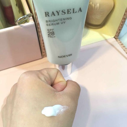 レイセラ 薬用ブライトニングセラムUV/ノエビア/日焼け止めローションを使ったクチコミ(1枚目)