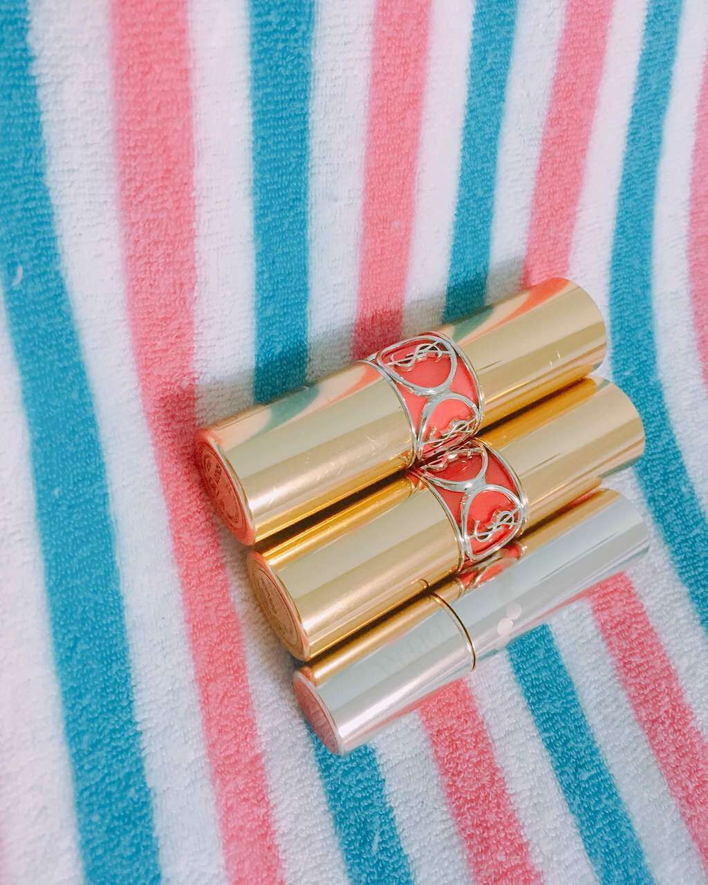 ルージュ ヴォリュプテ シャイン/YVES SAINT LAURENT BEAUTE/口紅を使ったクチコミ（1枚目）