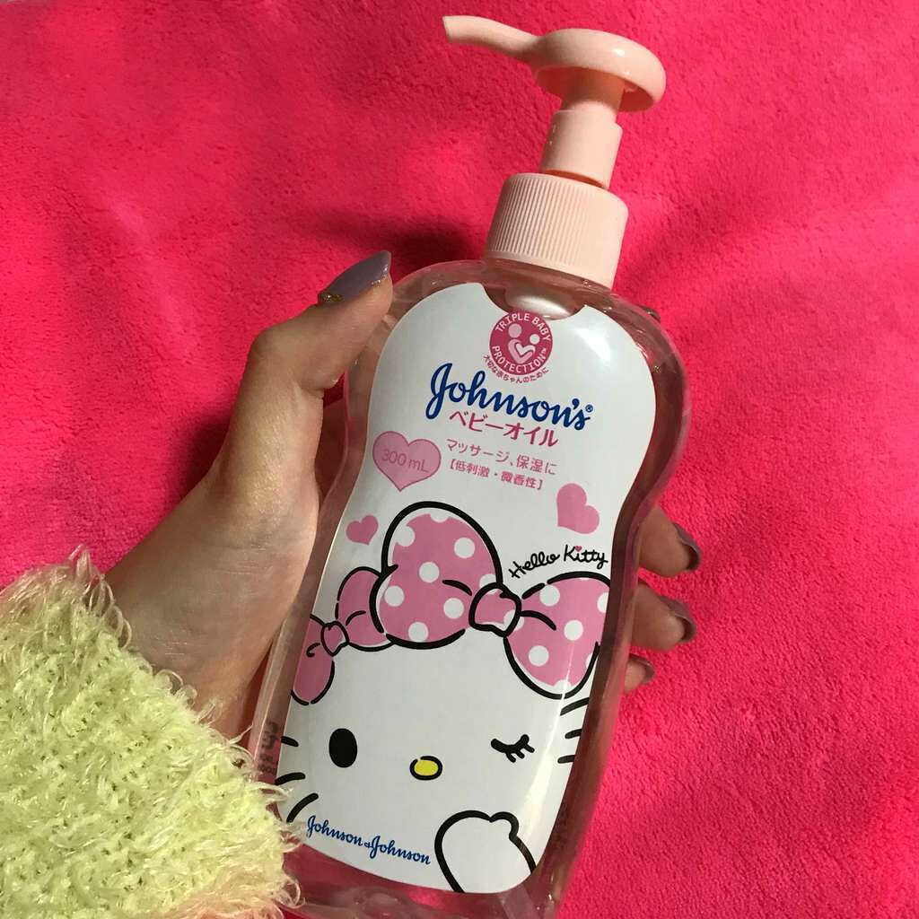 ジョンソン ベビーオイル 無香料/ジョンソンベビー/ボディオイルを使ったクチコミ（1枚目）
