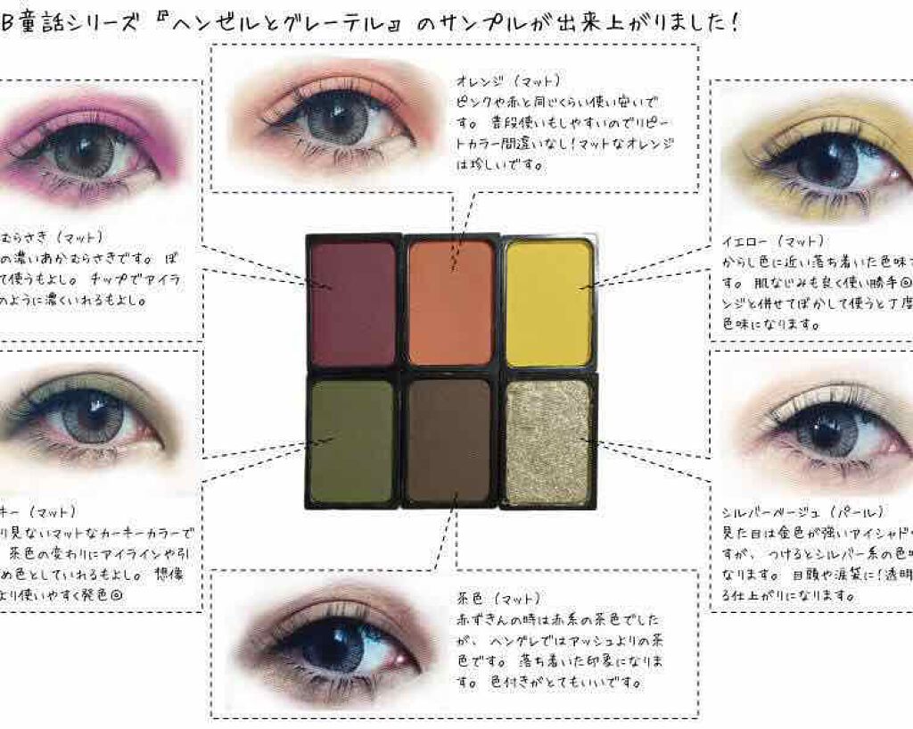 TCB童話シリーズ『ヘンゼルとグレーテルをモチーフにしたアイシャドウ』/cosme play/アイシャドウパレットを使ったクチコミ(3枚目)