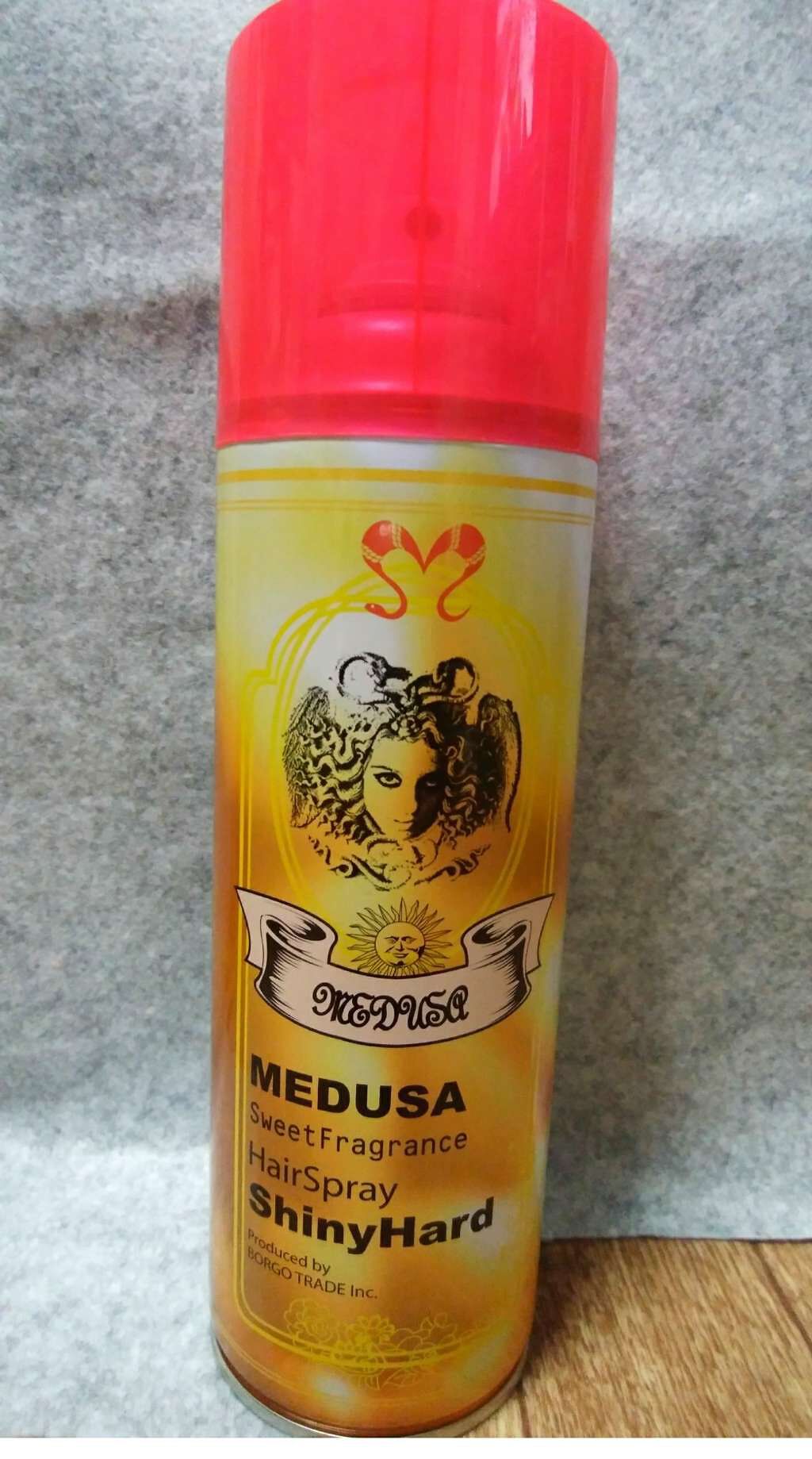 チャームフレグランスヘアスプレー シャイニーハード/メドゥーサ/ヘアスプレーを使ったクチコミ(1枚目)