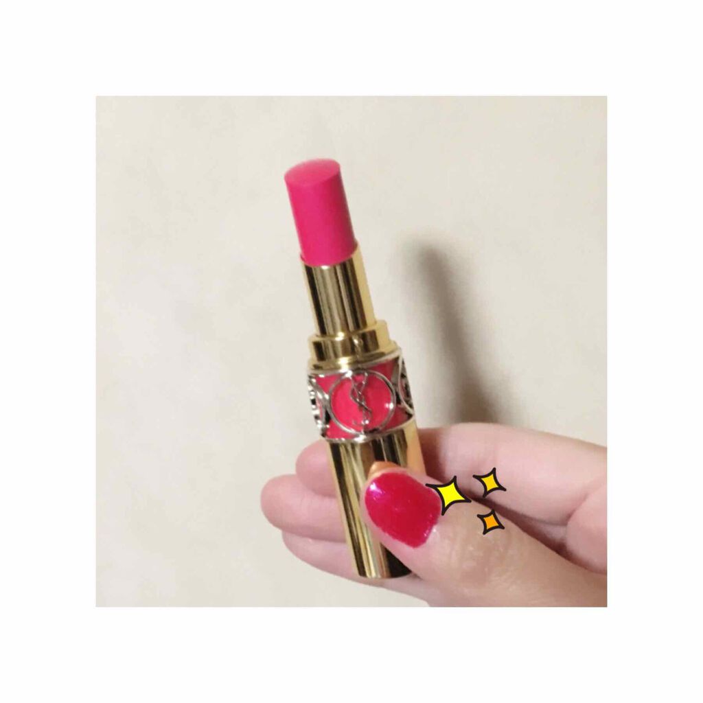 ルージュ ヴォリュプテ シャイン/YVES SAINT LAURENT BEAUTE/口紅を使ったクチコミ(1枚目)